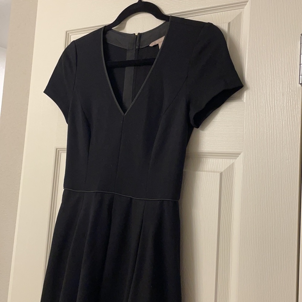 Banana Republic Black Fit and Flare Dress